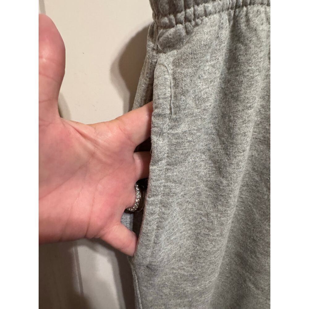 Champion Grey Men's Jogger Sweatpants Elastic Drawstring Waste Pockets Sz L - Picture 9 of 11